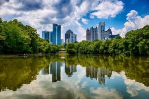 City Skyline in Downtown Omaha, Nebraska along the Gene Leahy Mall — Photo To download this image, create an account Sign up with Google Sign up with Facebook Sign up with Email Already have an account? Log In By clicking on Sign up, you agree to Depositphotos Membership Agreement